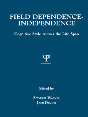 cover image of Field Dependence-independence